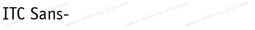 ITC Sans字体转换